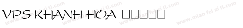 VPS Khanh Hoa字体转换
